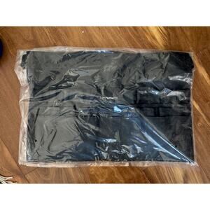 MAC Cosmetics Pro Makeup Brush Tool Belt Organizer Apron Black PVC